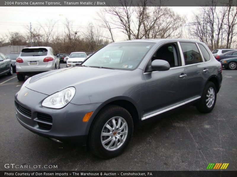 Titanium Metallic / Black 2004 Porsche Cayenne Tiptronic