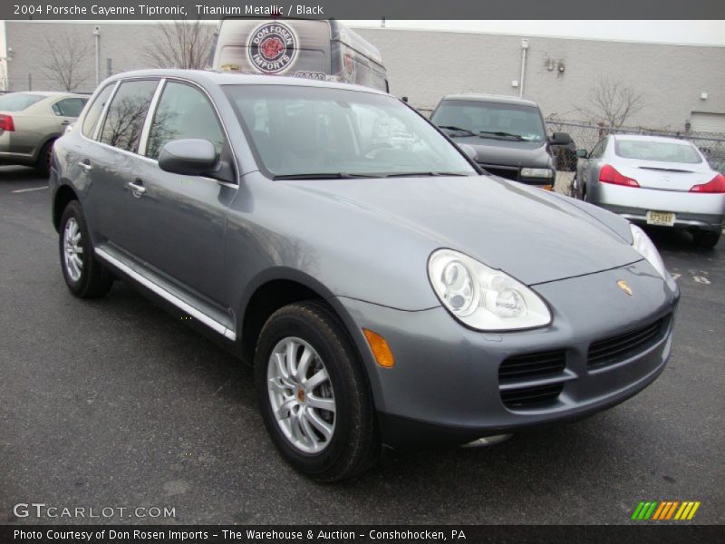 Titanium Metallic / Black 2004 Porsche Cayenne Tiptronic