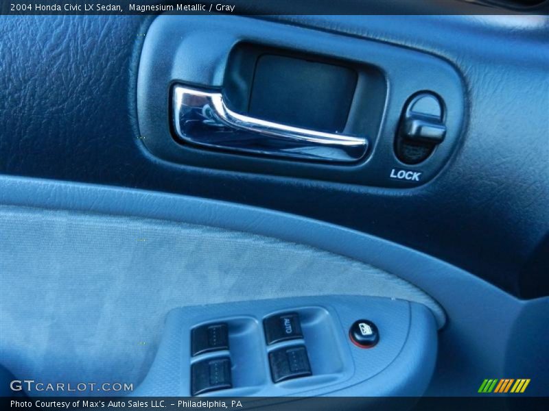 Magnesium Metallic / Gray 2004 Honda Civic LX Sedan