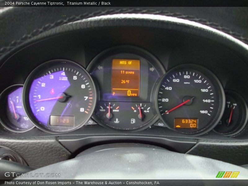  2004 Cayenne Tiptronic Tiptronic Gauges