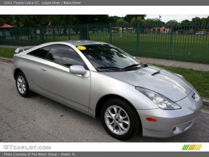Liquid Silver / Black/Silver 2001 Toyota Celica GT