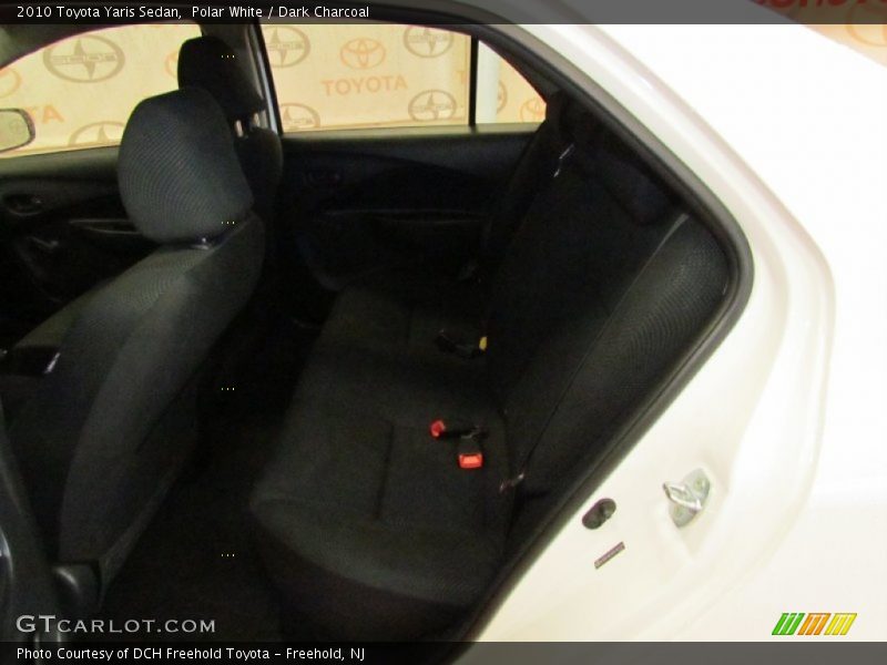 Polar White / Dark Charcoal 2010 Toyota Yaris Sedan