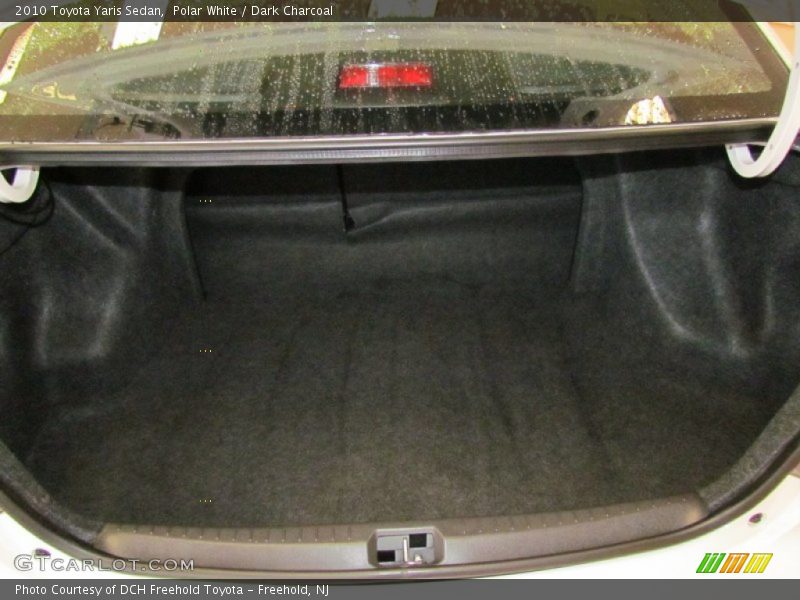 Polar White / Dark Charcoal 2010 Toyota Yaris Sedan