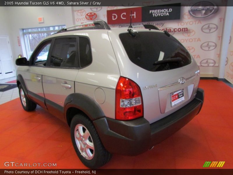 Sahara Silver / Gray 2005 Hyundai Tucson GLS V6 4WD