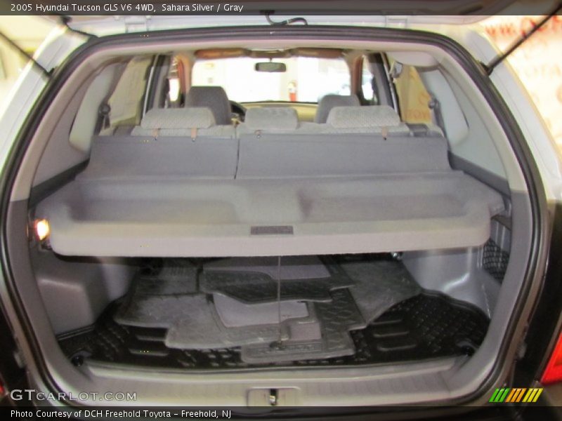 Sahara Silver / Gray 2005 Hyundai Tucson GLS V6 4WD