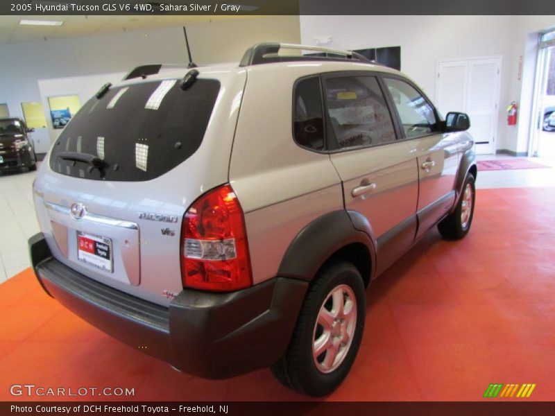 Sahara Silver / Gray 2005 Hyundai Tucson GLS V6 4WD
