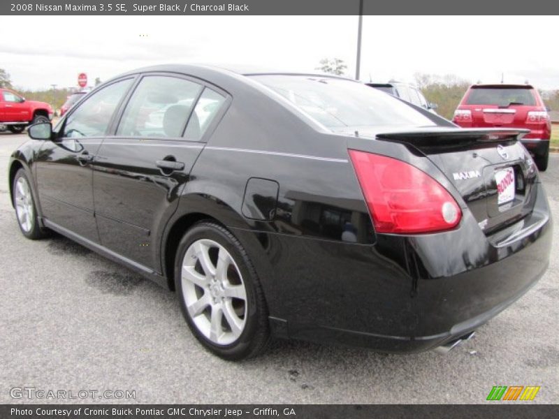 Super Black / Charcoal Black 2008 Nissan Maxima 3.5 SE