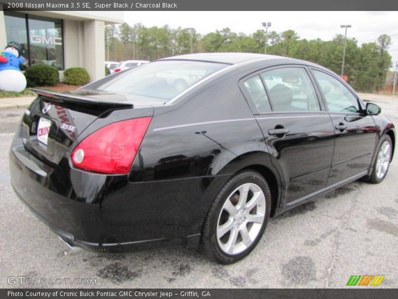 Super Black / Charcoal Black 2008 Nissan Maxima 3.5 SE