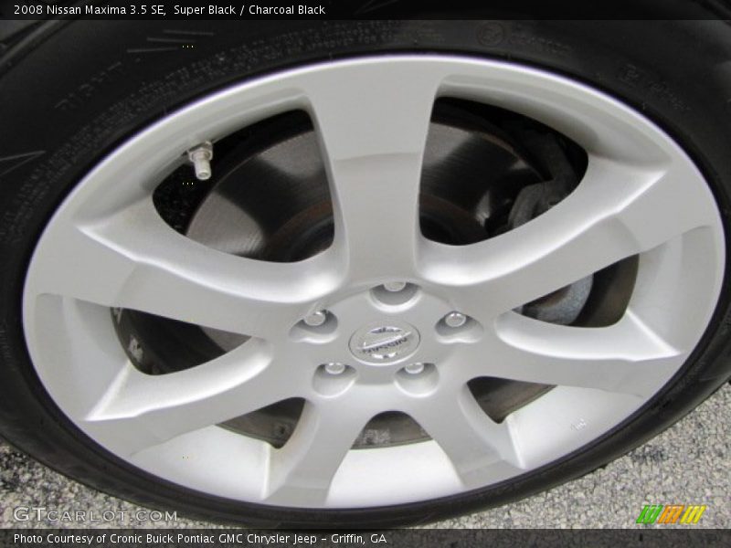 Super Black / Charcoal Black 2008 Nissan Maxima 3.5 SE
