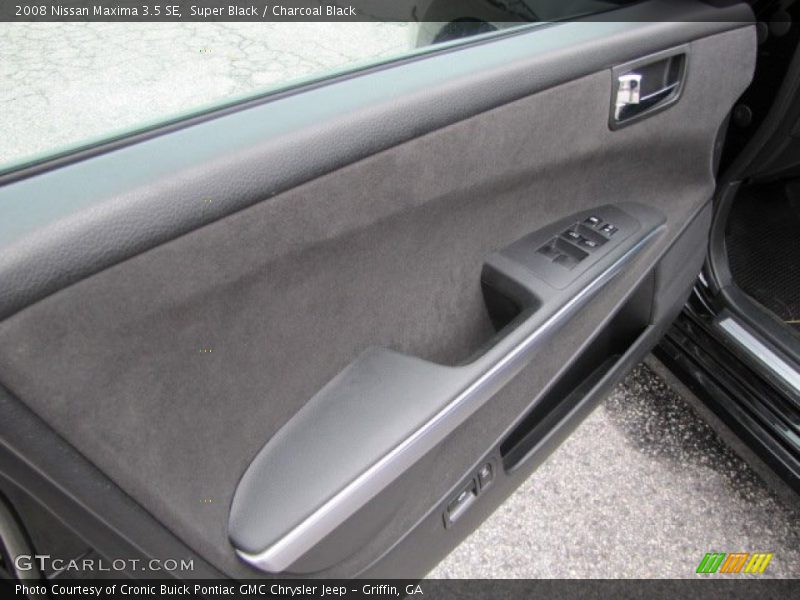 Super Black / Charcoal Black 2008 Nissan Maxima 3.5 SE