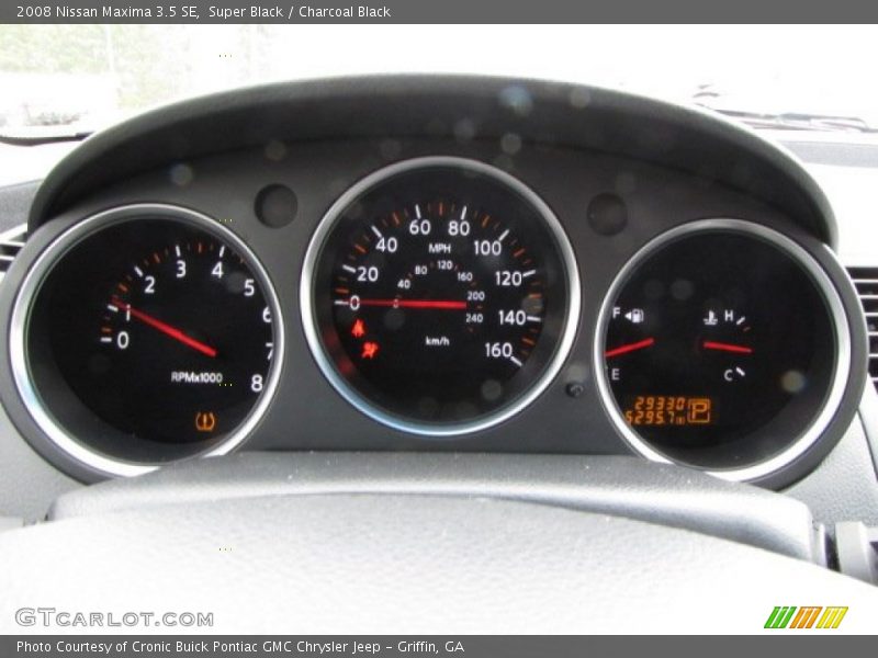 Super Black / Charcoal Black 2008 Nissan Maxima 3.5 SE