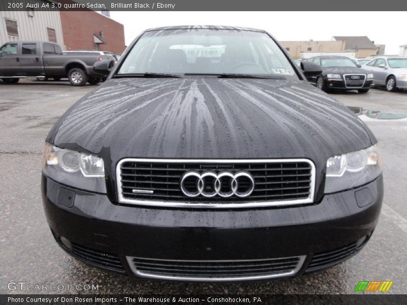 Brilliant Black / Ebony 2005 Audi A4 3.0 quattro Sedan