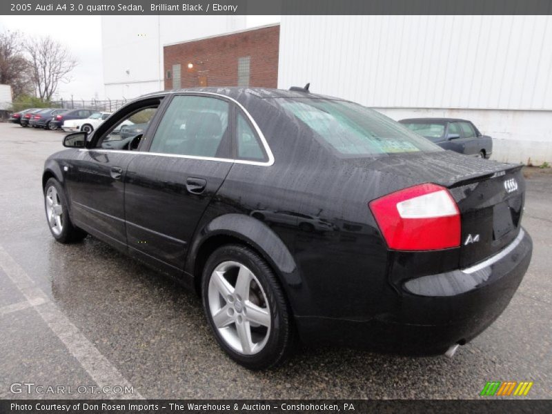  2005 A4 3.0 quattro Sedan Brilliant Black