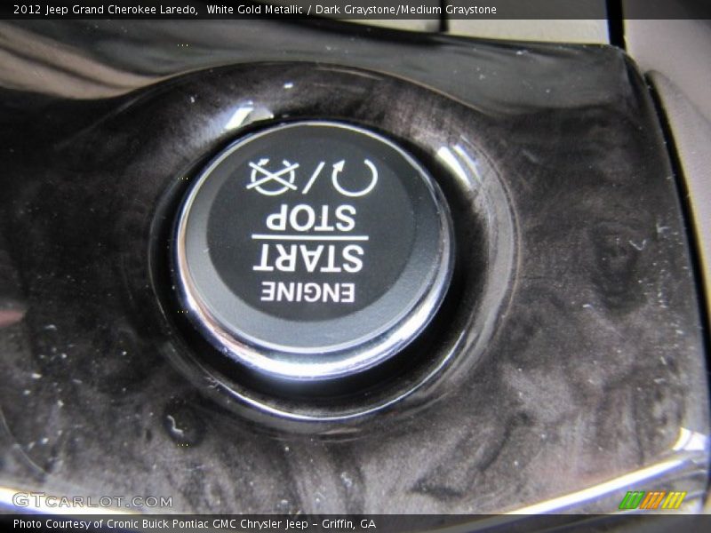 White Gold Metallic / Dark Graystone/Medium Graystone 2012 Jeep Grand Cherokee Laredo