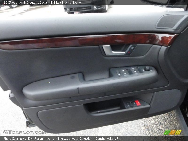 Brilliant Black / Ebony 2005 Audi A4 3.0 quattro Sedan