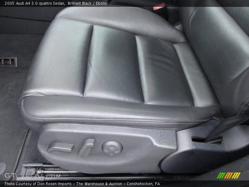 Brilliant Black / Ebony 2005 Audi A4 3.0 quattro Sedan