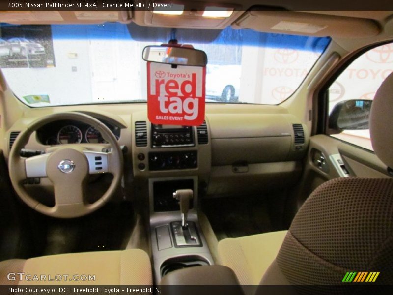 Dashboard of 2005 Pathfinder SE 4x4