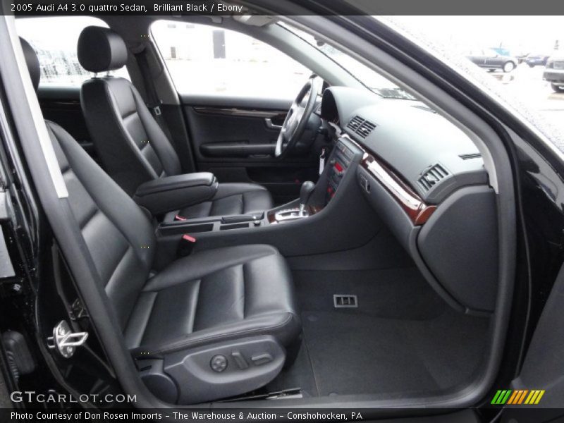 Brilliant Black / Ebony 2005 Audi A4 3.0 quattro Sedan