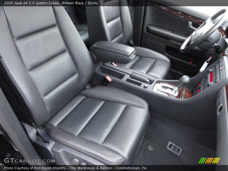 Brilliant Black / Ebony 2005 Audi A4 3.0 quattro Sedan