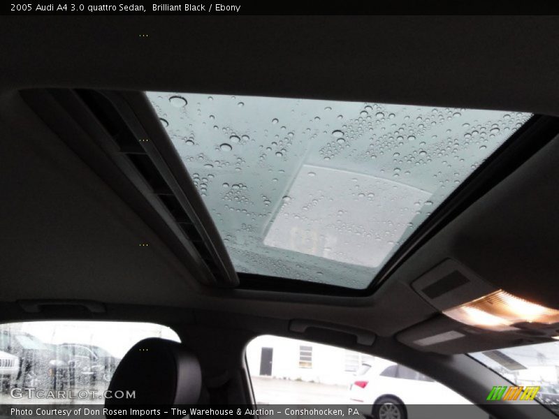 Sunroof of 2005 A4 3.0 quattro Sedan