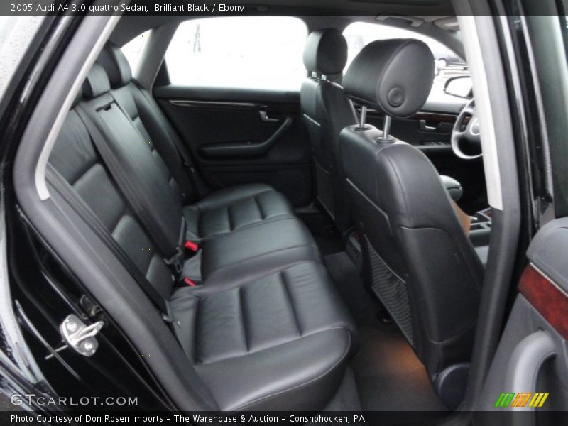  2005 A4 3.0 quattro Sedan Ebony Interior
