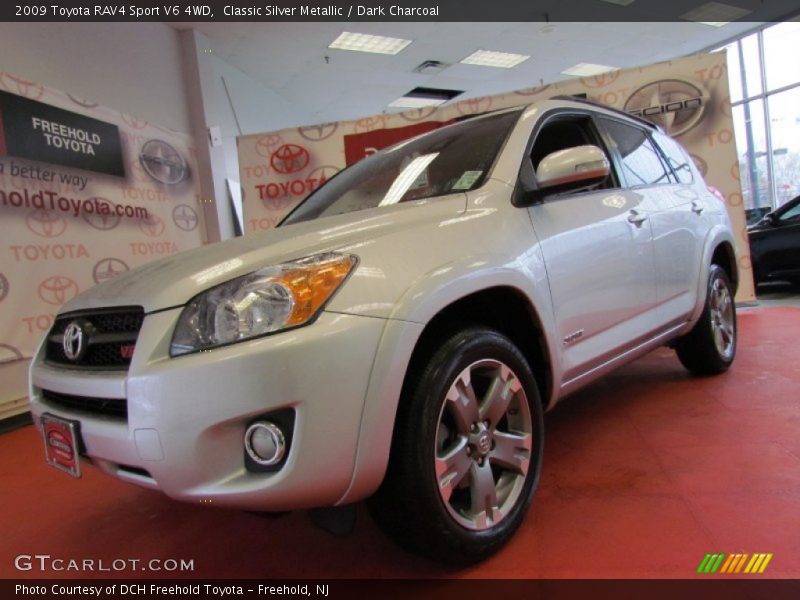 Classic Silver Metallic / Dark Charcoal 2009 Toyota RAV4 Sport V6 4WD