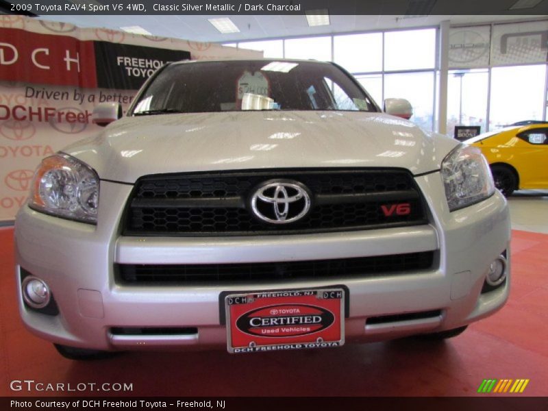 Classic Silver Metallic / Dark Charcoal 2009 Toyota RAV4 Sport V6 4WD