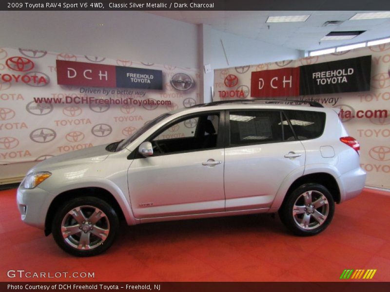 Classic Silver Metallic / Dark Charcoal 2009 Toyota RAV4 Sport V6 4WD