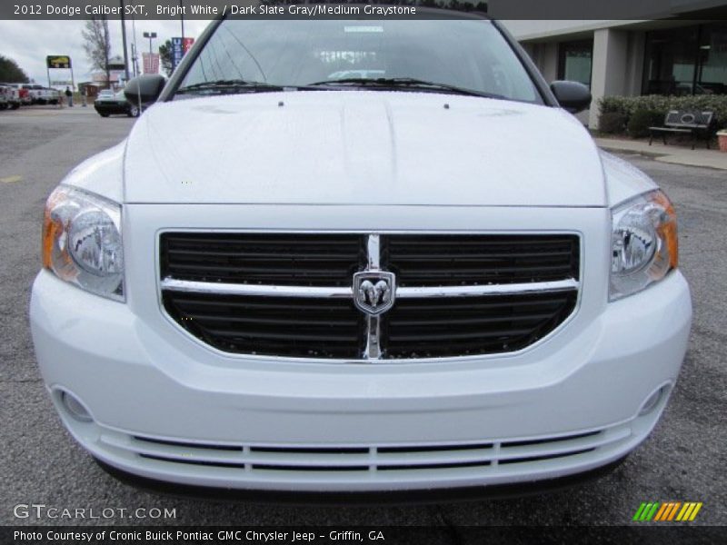 Bright White / Dark Slate Gray/Medium Graystone 2012 Dodge Caliber SXT
