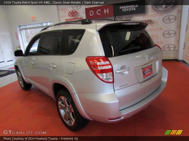 Classic Silver Metallic / Dark Charcoal 2009 Toyota RAV4 Sport V6 4WD