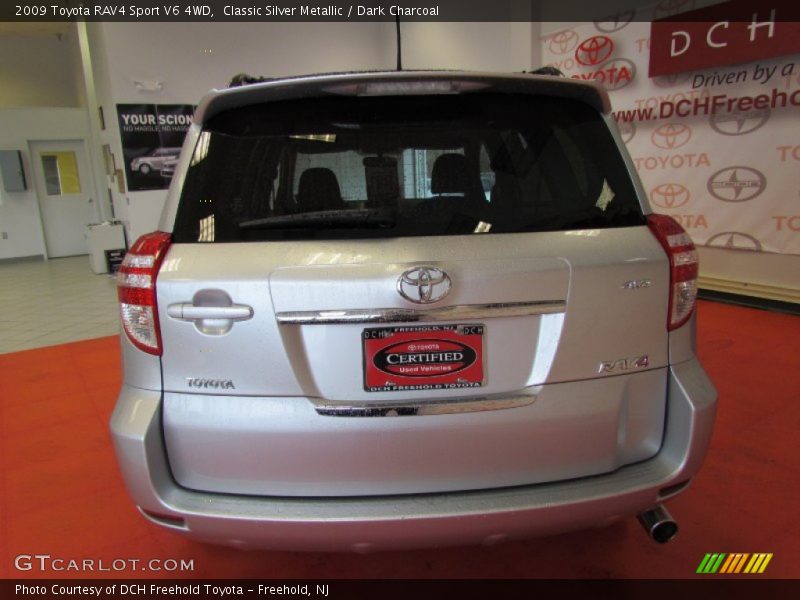 Classic Silver Metallic / Dark Charcoal 2009 Toyota RAV4 Sport V6 4WD