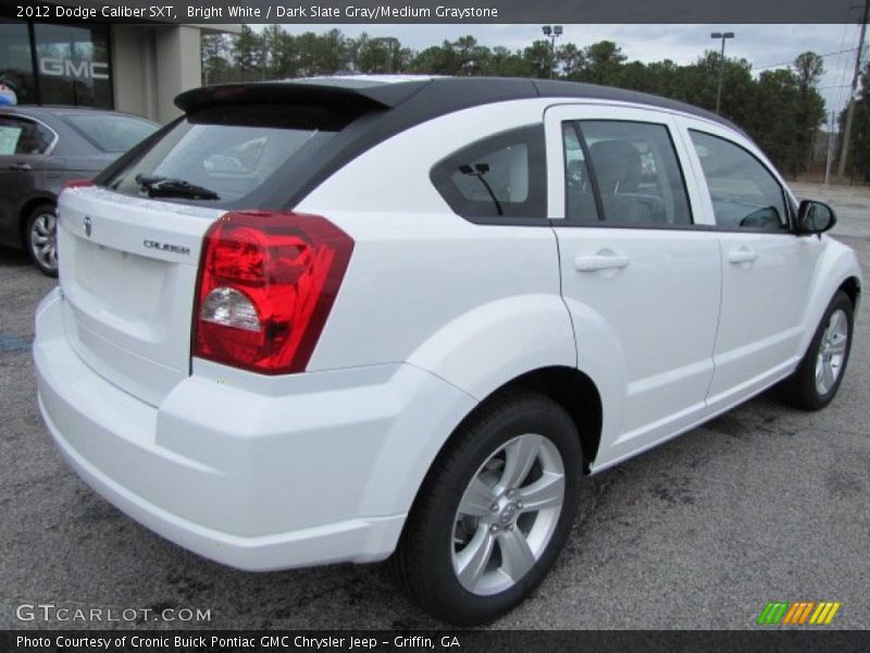 Bright White / Dark Slate Gray/Medium Graystone 2012 Dodge Caliber SXT