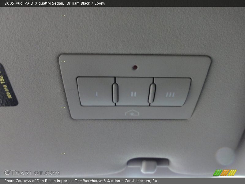 Brilliant Black / Ebony 2005 Audi A4 3.0 quattro Sedan