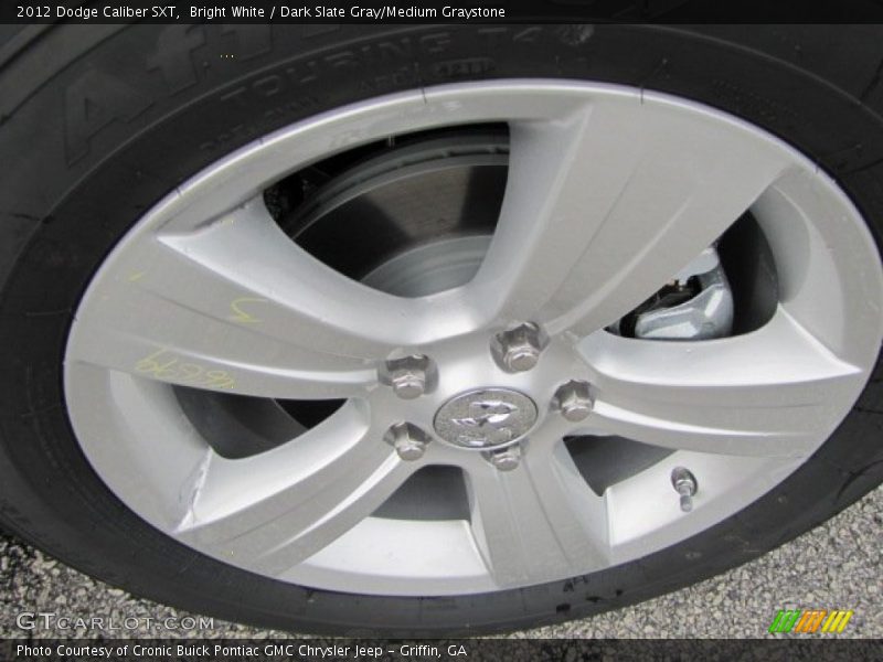 Bright White / Dark Slate Gray/Medium Graystone 2012 Dodge Caliber SXT