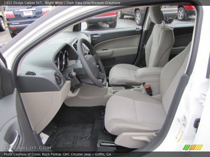 Bright White / Dark Slate Gray/Medium Graystone 2012 Dodge Caliber SXT