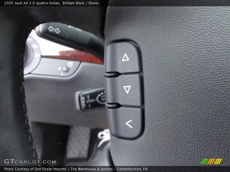 Brilliant Black / Ebony 2005 Audi A4 3.0 quattro Sedan