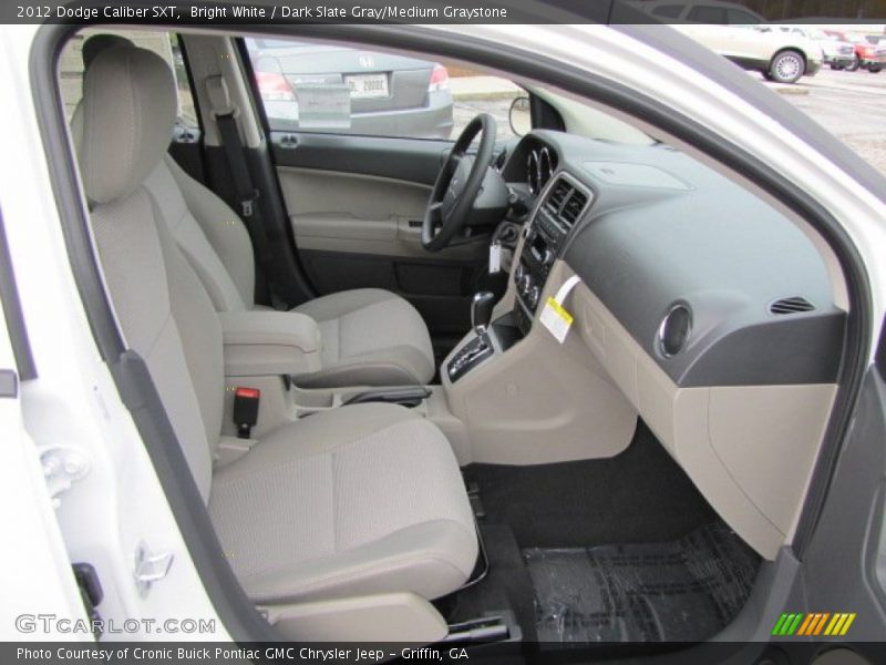 Bright White / Dark Slate Gray/Medium Graystone 2012 Dodge Caliber SXT