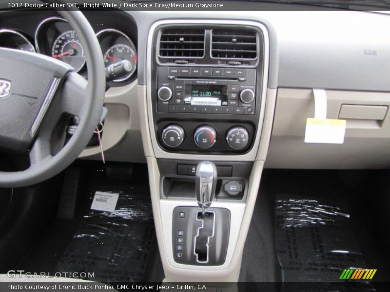Bright White / Dark Slate Gray/Medium Graystone 2012 Dodge Caliber SXT