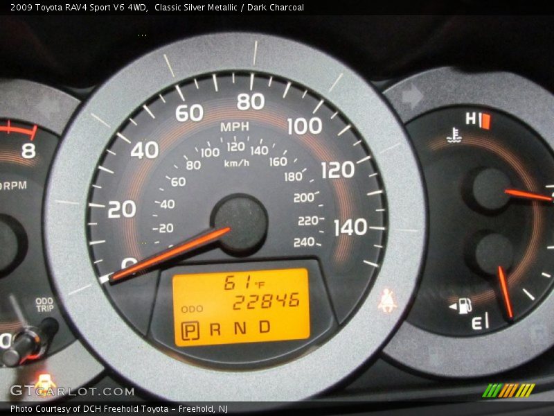 Classic Silver Metallic / Dark Charcoal 2009 Toyota RAV4 Sport V6 4WD