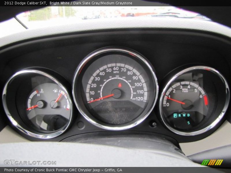Bright White / Dark Slate Gray/Medium Graystone 2012 Dodge Caliber SXT
