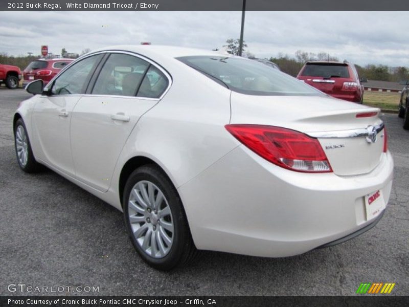 White Diamond Tricoat / Ebony 2012 Buick Regal