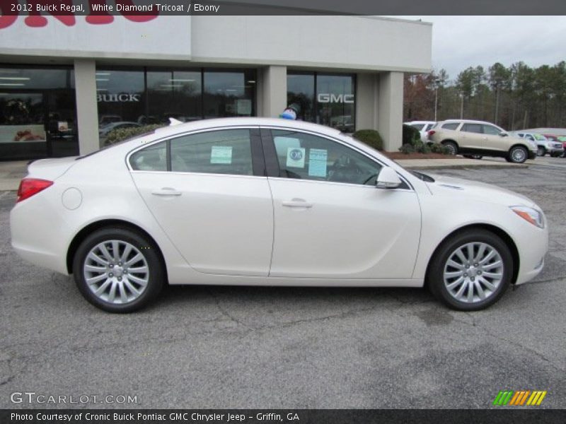 White Diamond Tricoat / Ebony 2012 Buick Regal