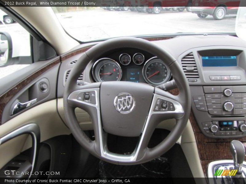 White Diamond Tricoat / Ebony 2012 Buick Regal