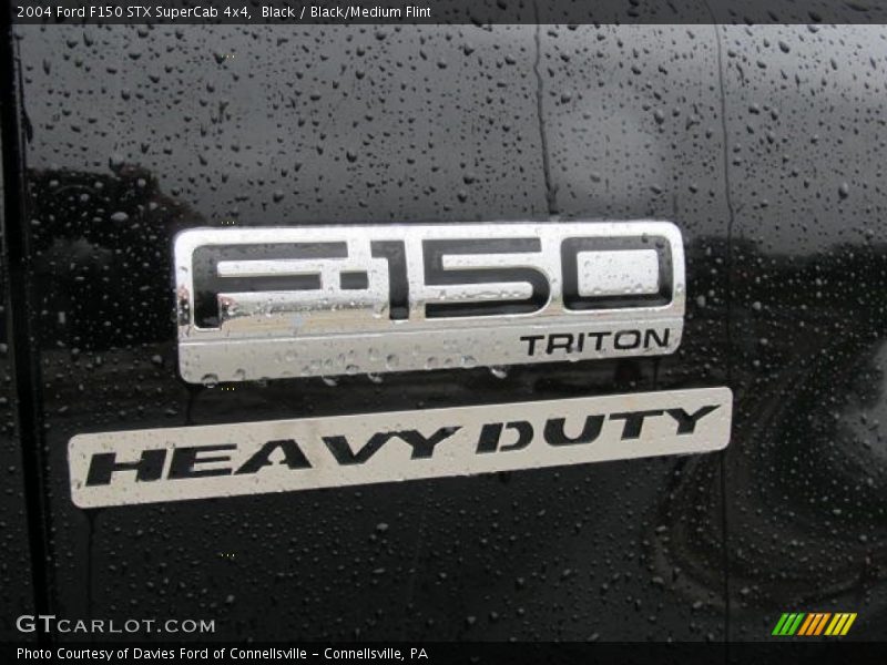 Black / Black/Medium Flint 2004 Ford F150 STX SuperCab 4x4
