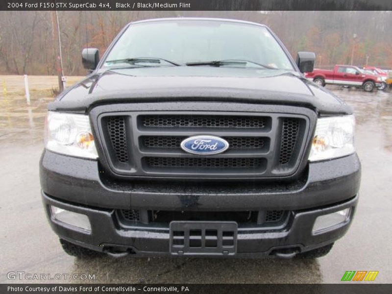 Black / Black/Medium Flint 2004 Ford F150 STX SuperCab 4x4