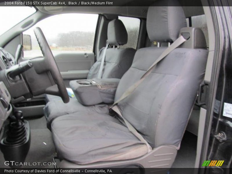 Black / Black/Medium Flint 2004 Ford F150 STX SuperCab 4x4