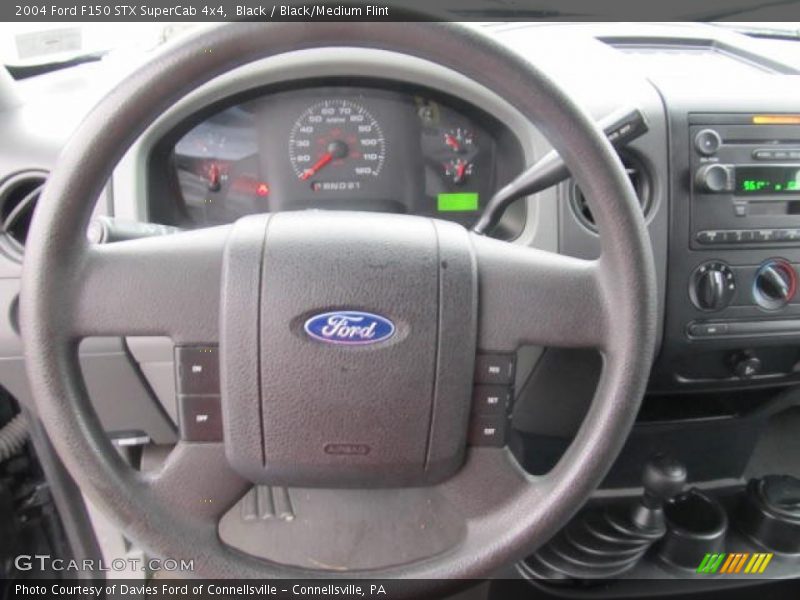 Black / Black/Medium Flint 2004 Ford F150 STX SuperCab 4x4