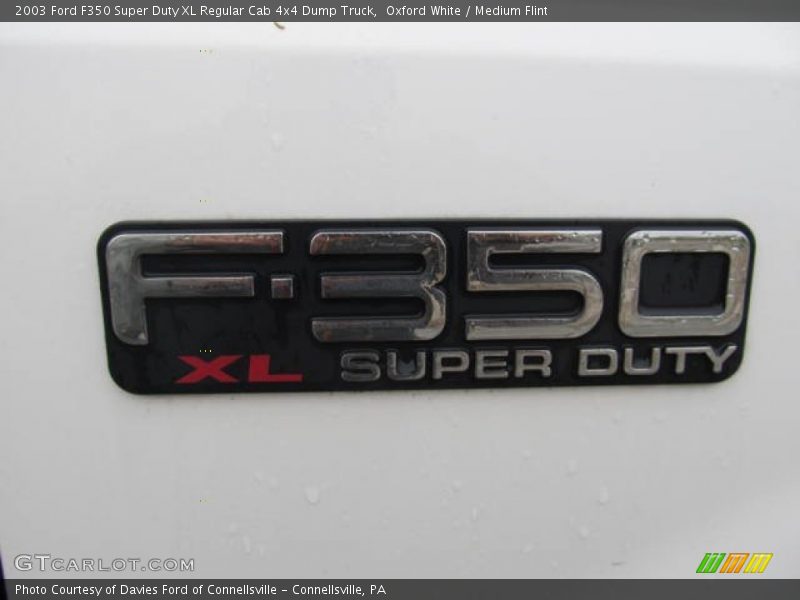  2003 F350 Super Duty XL Regular Cab 4x4 Dump Truck Logo