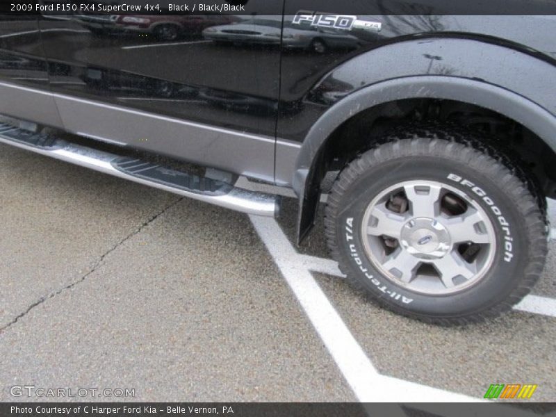 Black / Black/Black 2009 Ford F150 FX4 SuperCrew 4x4