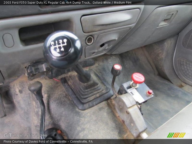  2003 F350 Super Duty XL Regular Cab 4x4 Dump Truck 5 Speed Manual Shifter